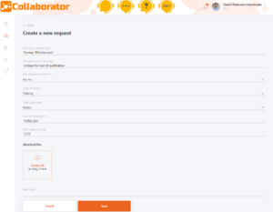 create a new request