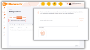 files to open-ended questions