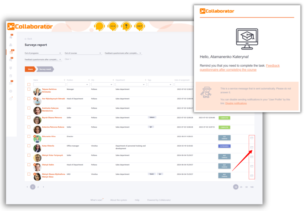 LMS Collaborator 2.50.0: нові можливості для опитувань та імпорту