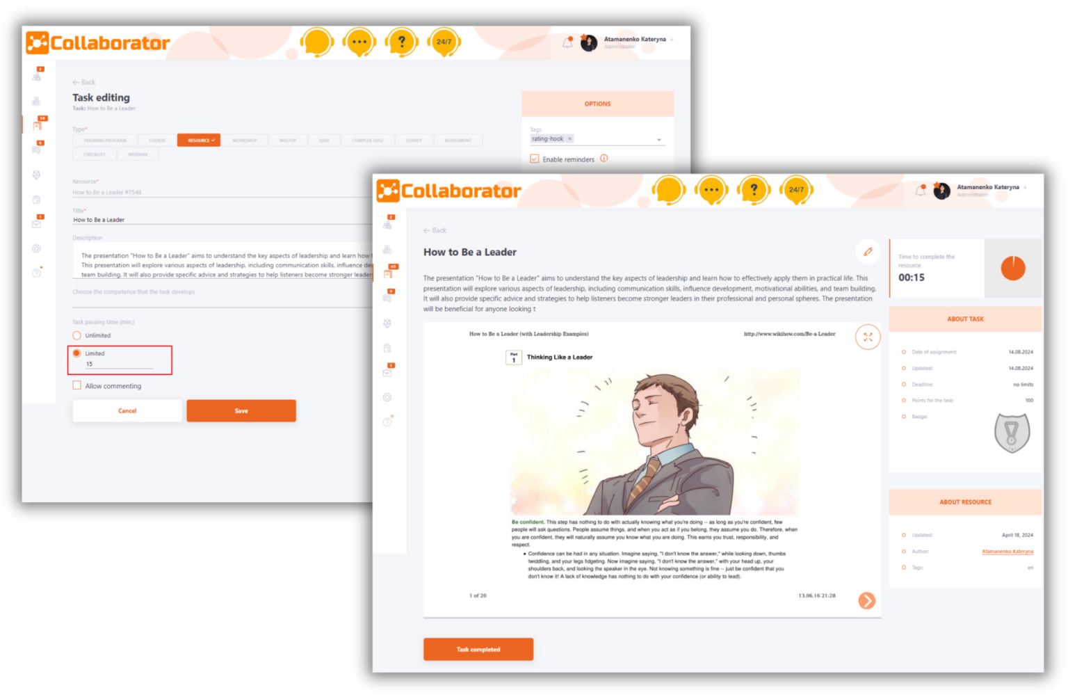 LMS Collaborator 2.51.0: оцінка компетенцій та нові функції
