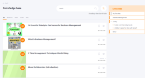 knowledge base LMS Collaborator