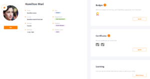 user profile lms collaborator