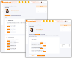 Assessment based on criteria